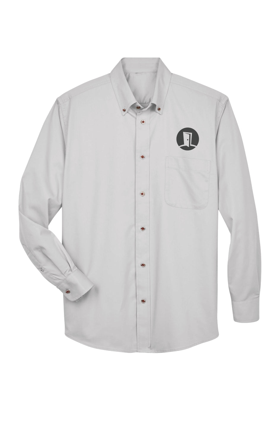 Mens Long-Sleeve Twill Shirt