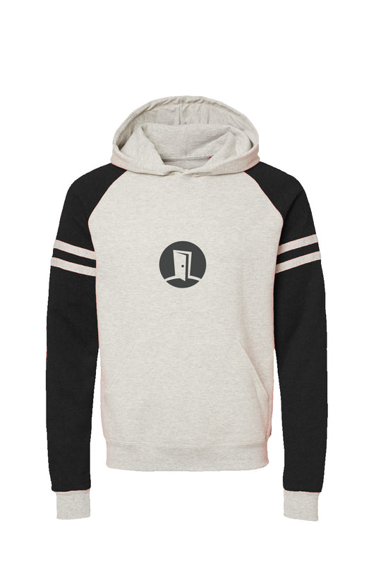 MD Logo: Varsity Colorblocked Raglan Hoodie